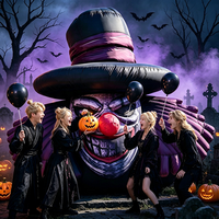 Costume publicitaire gonflable imperméable personnalisé pour boissons, Mascotte publicitaire accrocheuse pour Halloween et Noël