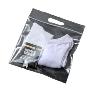 Yasonpack 맞춤형 인쇄 티셔츠 수영복 젖빛 지퍼 플라스틱 포장 가방 의류