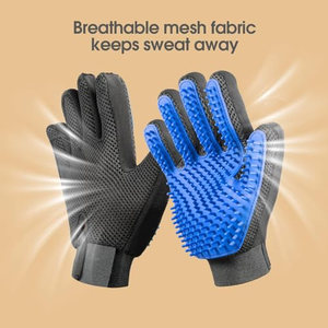 Wholesale High Quality Professional Custom Pet Dog Bath Grooming Glove - Product Image 3