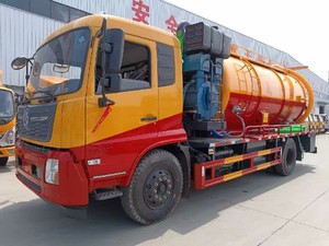 Camion d'aspiration des eaux usées Dongfeng à 6 roues, système d'aspiration haute performance, réservoir de grande capacité de 8 m³, équipement de nettoyage industriel - Product Image 2