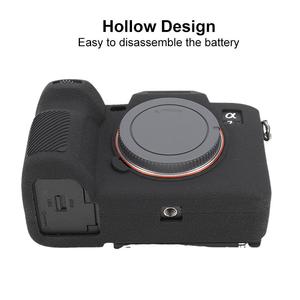 Funda Protectora de Silicona Suave con Textura de Litchi para Cámara <span class=keywords><strong>Sony</strong></span> <span class=keywords><strong>Alpha</strong></span> 7 V ILCE-7M5, Antideslizante y Resistente a Golpes - Product Image 6