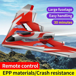 Avion de chasse furtif en mousse EPP LK Toys 2.4G RC pour débutants, avec lumières LED, télécommande, piles et contrôle 4 canaux, fonction obstacle - Product Image 5