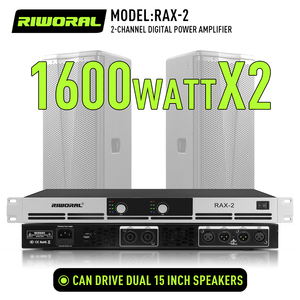 RAX-2 Riworal 1U 2 canaux 1600W amplificateur de puissance professionnel <span class=keywords><strong>classe</strong></span> D <span class=keywords><strong>meilleur</strong></span> prix <span class=keywords><strong>ampli</strong></span> de puissance - Product Image 4