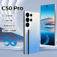 Nuevo Modelo Camon 50, Teléfono Techno Camon 50 Pro Max, Pantalla Grande de 7.3 Pulgadas, 16+1TB, Smartphone 5G
