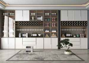 High-quality Zero-Cost Design Modern Style Living Room Sideboard & <b>Wine</b> <b>Cabinet</b> Set Factory Direct Sales - Product Image 3