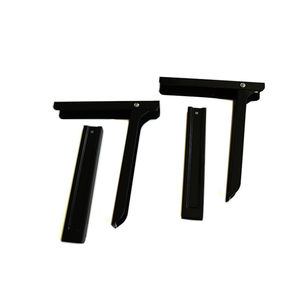 Support mural <span class=keywords><strong>de</strong></span> four à <span class=keywords><strong>micro</strong></span>-ondes noir blanc argenté réglable robuste <span class=keywords><strong>pour</strong></span> un usage domestique - Product Image 2