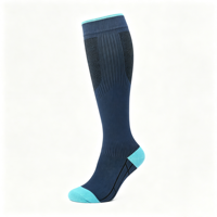 Chaussettes de compression pour hommes et femmes - Respirantes, antidérapantes, adaptées aux diabétiques, en spandex pour l'été
