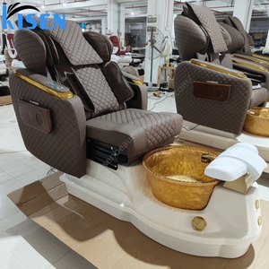KISEN - Salon de beauté de luxe - Chaise de massage pour les pieds avec bain à remous sans tuyau - Chaise de manucure multifonctionnelle - Chaise de pédicure - Product Image 5