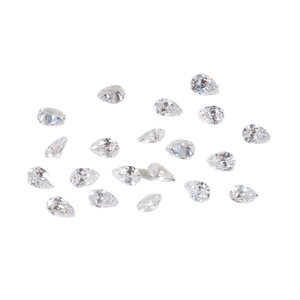 เพชรรูปทรงลูกแพร์ CVD Lab Grown ของ Rudra Jewels ขายส่ง ขนาด 2x3 มม. ถึง 4x6 มม. สี D ความสะอาดระดับ VS1 เพชรเม็ดเดี่ยวสำหรับทำเครื่องประดับ - Product Image 3
