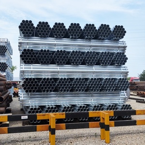 Bs1387 bs1139 en39 din2440 <span class=keywords><strong>en10255</strong></span> en10219 nhúng nóng thép mạ kẽm ống tròn Carbon gi ống thép cho xây dựng - Product Image 4