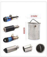 Accessoires universels tuyau d'échappement de moto tuyau de silencieux modifié échappement moto db killer pour XJ6 MT07 09 03