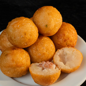 Mariscos fritos japoneses Takoyaki Frozen Octopus Body Ball Bolsa cocida a la venta - Product Image 2