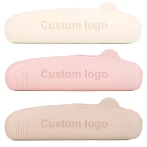 Bán Buôn Biểu Tượng Tùy Chỉnh In Ấn Màu Hồng Du Lịch Make Up Pouch Túi Silicone Chuyên Nghiệp Mỹ Phẩm Trang Điểm Túi