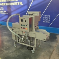 Petite machine automatique de panification et d'enrobage de miettes de pain pour nuggets de poulet et snacks