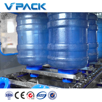 Machine de remplissage d'eau de 5 gallons, petite échelle, remplisseur de 5 gallons
