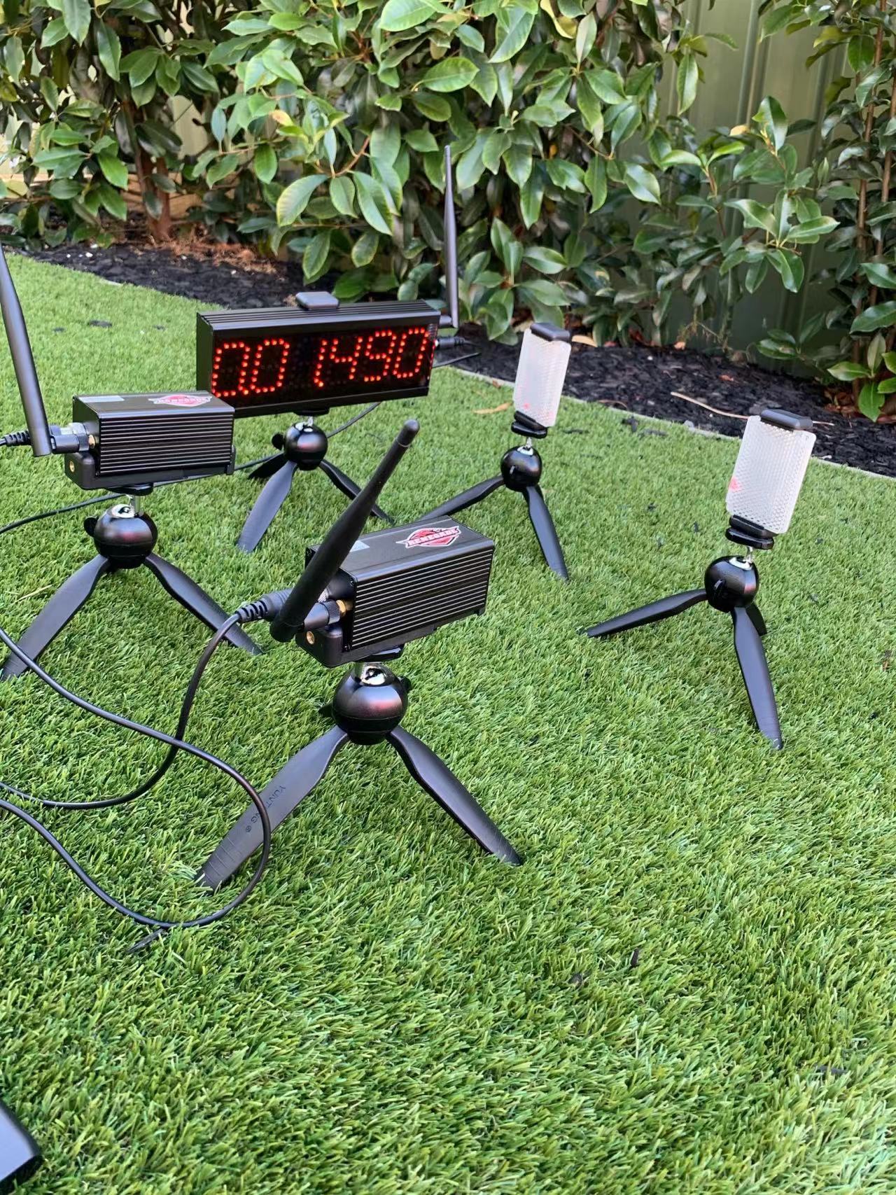 Speedtech S001 Wireless Laser Timer with Infrared Sensor Professional Digital Sports Sprint