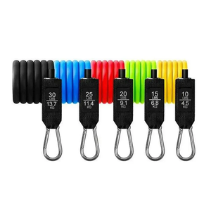 Gran oferta, juego de bandas de resistencia para gimnasio, bandas de ejercicio para hombres y mujeres, bandas de entrenamiento de fuerza para gimnasio en casa - Product Image 5