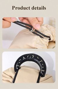 <b>Drawstring</b> Strap Design Logo Luxury Handle <b>Waterproof</b> Pu Leather Travel Cosmetic Makeup <b>Bag</b> - Product Image 3