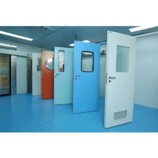 Modüler temiz oda laboratuvar laboratuvar özelleştirilmiş GMP ilaç temiz oda kapı
