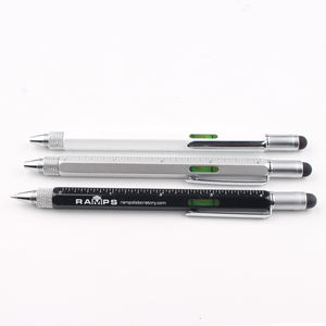 Stylo en acier inoxydable personnalisé 6 en 1 - Product Image 5