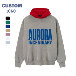 2026 High Quality Wholesale Men's Hoodies Pullover Oversized Basketball Hoodie Fashion Print Logo Custom Hoodie for Men