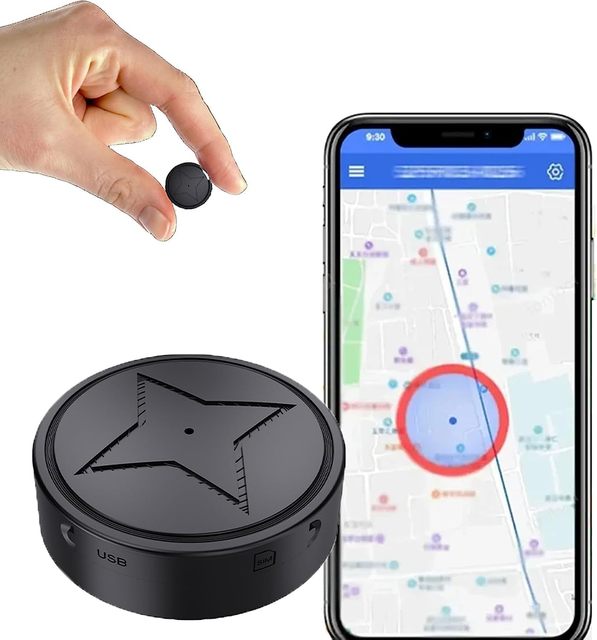 Car GPS Tracker GPS Strong Magnetic Vehicle Anti-Lost Tracker Mini GPS Tracker for Vehicle, Car, Truck