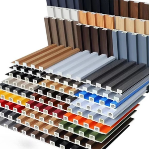 Tường Bảng điều khiển trang trí nội thất cho khách sạn nội thất PVC gỗ vật liệu xây dựng WPC phòng tắm hơi 3D đá cẩm thạch đá đen bảng - Product Image 1