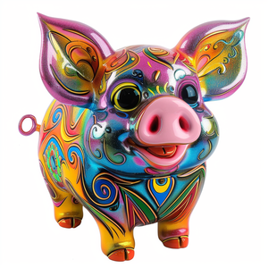 사용자 정의 어린이 만화 미니 장난감 Atm 돈 돼지 저금통 - Product Image 2