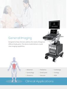 अनुकूल मानक 21.5 इंच मॉनिटर ट्रॉली रंग डॉपलर अल्ट्रासाउंड - Product Image 5