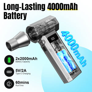 Ventilador Turbo Portátil Eléctrico Recargable con Motor sin Escobillas Profesional, Aspiradora de Coche Inalámbrica, Soplador de Aire con Presión de Viento de 140g para Teclado - Product Image 2