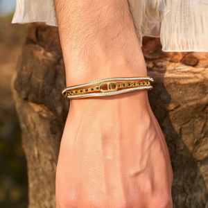 Bracelet à maillons tendance en acier inoxydable 316L plaqué or PVD, bijoux durables et résistants pour femmes et hommes - Product Image 3