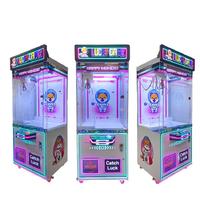 Grande machine de jeu à griffes en métal, commerciale et compacte, à monnayeur, pour la distribution de jouets en peluche, garantie 1 an, version anglaise