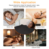 Couverture de sauna fiable Lingvita, sac de sauna avec 35-80 ℃   Contrôle de la température pour salon de beauté