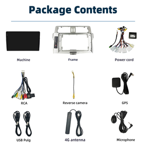 7870 <span class=keywords><strong>Android</strong></span> Car đài phát thanh âm thanh video Carplay Navigation GPS DSP 360 máy ảnh Car DVD <span class=keywords><strong>Player</strong></span> cho Toyota Land Cruiser Prado 2014 2017 - Product Image 3