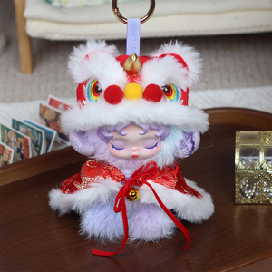Disfraz de Danza del León Rabbudo, Muñeco de Peluche de 13 cm, Traje para la Celebración de Año Nuevo - Product Image 3