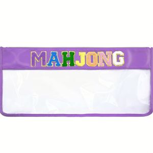 <b>Large</b> Capacity PVC Transparent Waterproof Storage Cosmetic <b>Bag</b> Embroidered Mahjong Zipper <b>Gift</b> <b>Bag</b> Cosmetics Case - Product Image 5