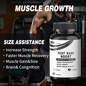 Complément alimentaire pour hommes en marque privée OEM, capsules Test X180 Boost Booster, capsules de complément énergétique pour hommes TestX - Product Image 3