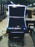 Ultimate Fire Link 8 en 1, borne d'arcade avec écran tactile incurvé de 43 pouces, en métal, pour centre de jeux