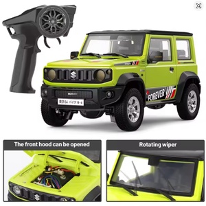 NOUVEAU HG4-210 1:16 Jimny 4x4 Voiture RC tout-terrain entièrement proportionnelle avec lumières LED, klaxon et effet de fumée, prête à l'emploi, en métal, pour les passionnés de RC - Product Image 4