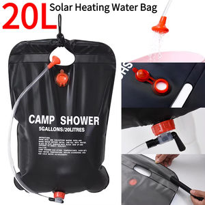 Bolsa de Ducha Portátil para Camping de 20L con Manguera y Cabezal Extraíbles, Calentamiento Solar del Agua - Product Image 3