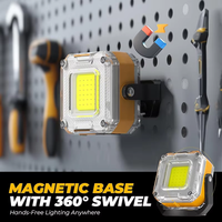 USB-Aufladbare Doppelkopf-LED-Arbeitsleuchte Hochleistungs-Flutlicht mit ABS-Lampengehäuse für Angeln & Camping