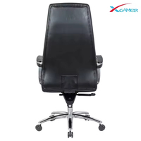 Fauteuil de bureau exécutif moderne en cuir de luxe, réglable et confortable, design canapé à dossier haut pour bureau à domicile, patron, manager