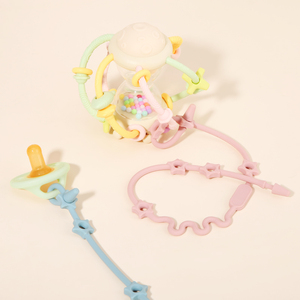 حبل قابل للتمدد ، حامل سلسلة لهاية الطفل ، زجاجة طفل رضيع ، حزام أمان لعربة الأطفال - Product Image 2