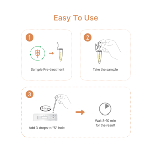 CE/ISO Certificado Total Aflatoxinas Rápido Kit Teste AFT Tiras de Teste para Ração Grãos Óleo de Cozinha Segurança Alimentar Instrumento Veterinário - Product Image 3