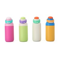 Nouvelle gourde isotherme en acier inoxydable 316, portable pour étudiants, avec double pipette, grande capacité, pour le sport