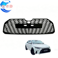 Calandre avant en ABS noir piano pour Toyota Yaris Ativ 2024, calandre sport améliorée