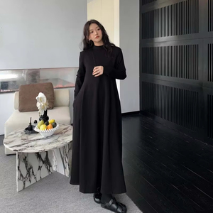 knee length dresses for ladies Alison Long Sleeve Maxi Dress