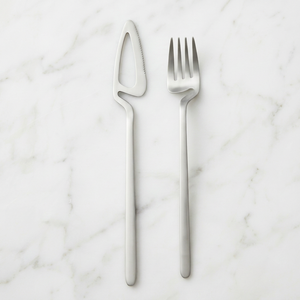 Increíble juego de cubiertos de acero inoxidable pulido plateado con mango elegante para vajilla de cocina y uso en cenas de lujo. - Product Image 1