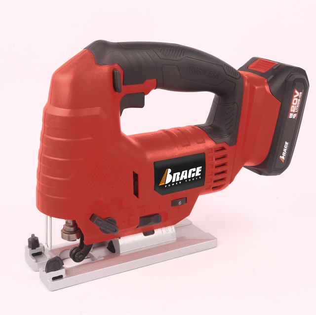 Portable 20V Brushless Motor Cordless Jig Saw Wood Curve Cutting Machine