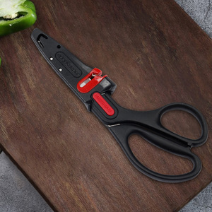 Kitchen Scissors Stainless Steel 4 In Straight Head With Sharpening Sleeve For Home Food Processing - Product Image 3